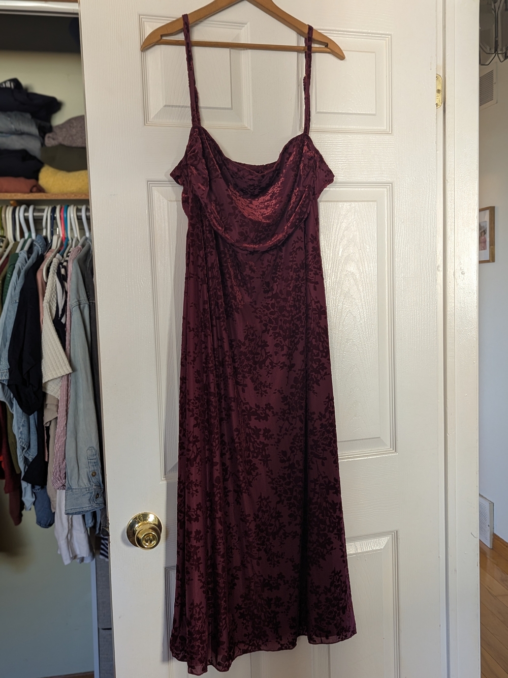 Vintage Y2K Velour Dress